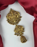 Beautiful Gold Plated Laxmi Design Jadai  JH7730