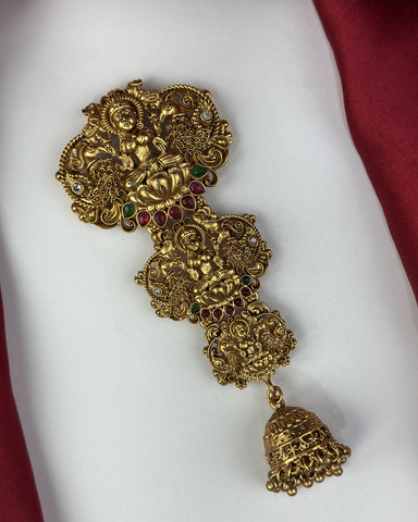 Beautiful Gold Plated Laxmi Design Jadai JH6461