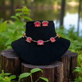 Graceful Lotus Design Necklace Elegant And Symbolic Statement Piece