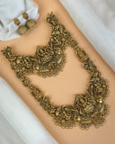 Exclusive Gold Finish Temple Combo Jewelry Set JH6256