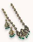 Beautiful Gold Plated Kemp Stones Designer Haram Set JH5902
