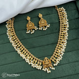 Elegant Gold Plated AD Stone Premium Quality Necklace JH4189