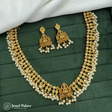 Elegant Gold Plated AD Stone Premium Quality Necklace JH4189