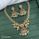 Exclusive Gold Plated Kemps AD Stone Premium Necklace JH4195