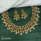 Elegant Gold Plated AD Stone Premium Quality Necklace JH4187