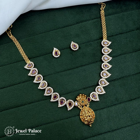 Beautiful Premium Quality Gold Plated Necklace JH5073