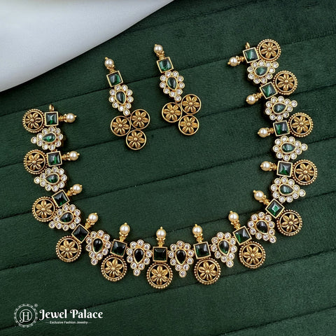 Classic South Indian Premium Necklace for Bridal and Festive Looks