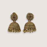 Elegant Gold Plated Kundan Earrings JH8160