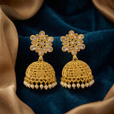 Elegant Gold Plated Kundan Earrings JH4626