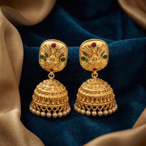 Traditional Indian Jhumka Earrings JH5339