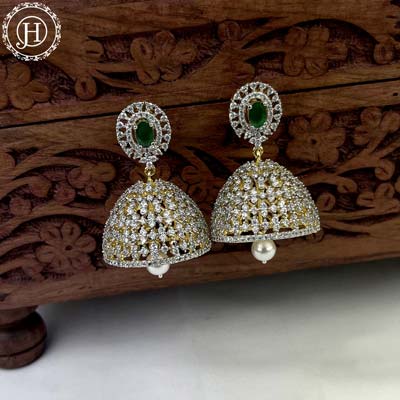 Beautiful AD Stone Earrings JH01