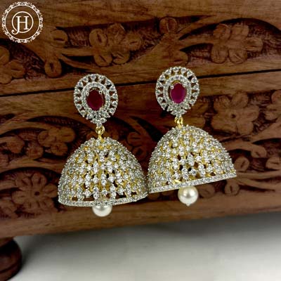 Beautiful AD Stone Earrings JH01