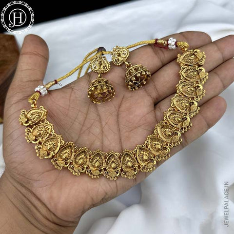 Beautiful Gold Plated Antique Necklace JH1307