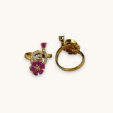 Gorgeous And Beautiful Antique Gold Finish Adjustable Finger Ring JH1451