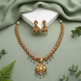 Bautiful Premium Quality AD Stone Necklace With Matching Earrings JH1509