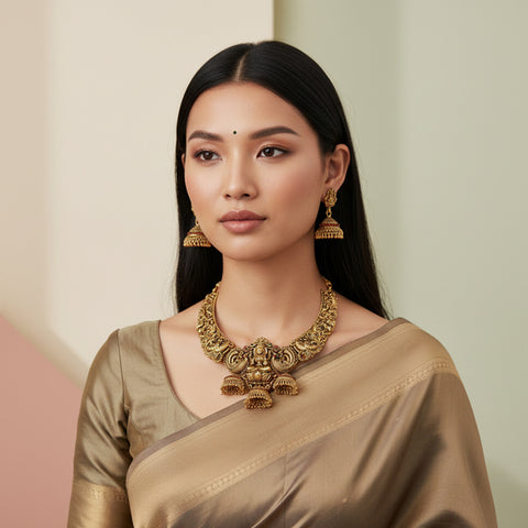 Beautiful Gold Plated Designer Necklace JH1746