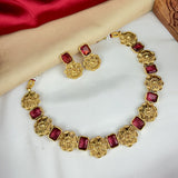 Beautiful Gold Plated Designer Necklace JH1749