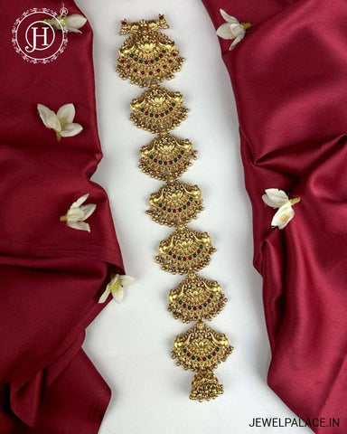 Hair Jadai Billai Brooch South Indian Traditional Bridal Hair Accessories JH1819
