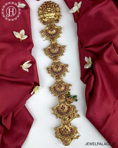 Hair Jadai Billai Brooch South Indian Traditional Bridal Hair Accessories JH1820