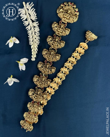 Hair Jadai Billai Brooch South Indian Traditional Bridal Hair Accessories JH1824