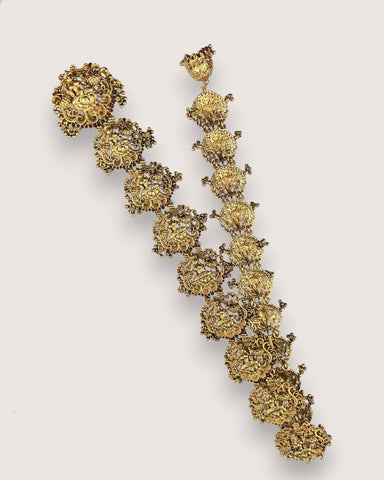 Hair Jadai Billai Brooch South Indian Traditional Bridal Hair Accessories JH1826