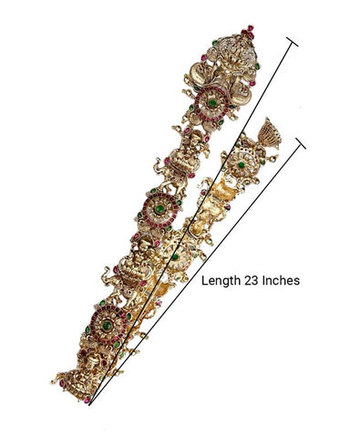 Hair Jadai Billai Brooch South Indian Traditional Bridal Hair Accessories JH1827