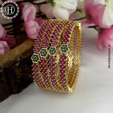 Latest Premium Quality AD Stone Bangles JH4206