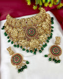 Exclusive Traditional Gold Plated Temple Choker Necklace JH2671