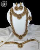 Antique Gold Plated Semi Bridal Jewellery JH3118