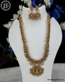 Beautiful Gold Finish Lakshmi Design Haram Set JH4184
