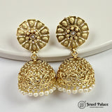 Latest Gold Plated Antique Earrings  JH3361