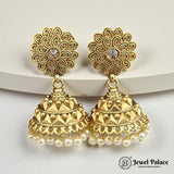 Latest Gold Plated Antique Earrings  JH3363