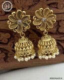 Latest Gold Plated Antique Earrings  JH3383