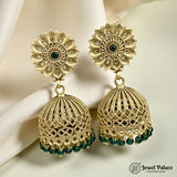 Latest Gold Plated Antique Earrings JH3382