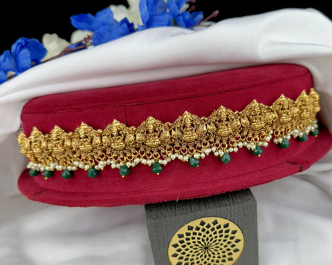 Premium Gold Plated Vaddanam Hip Belt For Saree JH3413