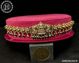 Beautiful Gold Plated Temple Design Vaddanam Hip Belt For Saree JH3432