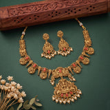 Unique Gold Plated Kemp Stone Necklace JH3557