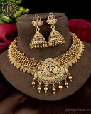 Unique Gold Plated Kemp Stone Necklace JH3560