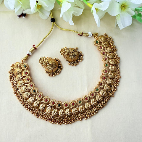 Beautiful Gold Finish Necklace JH3581