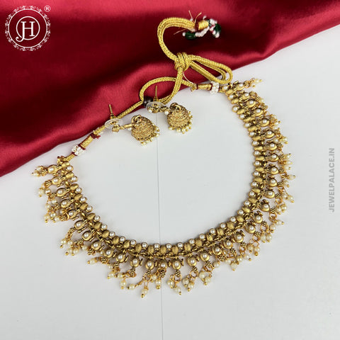 Beautiful Gold Finish Necklace JH3582