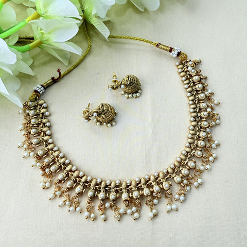 Beautiful Gold Finish Necklace JH3582