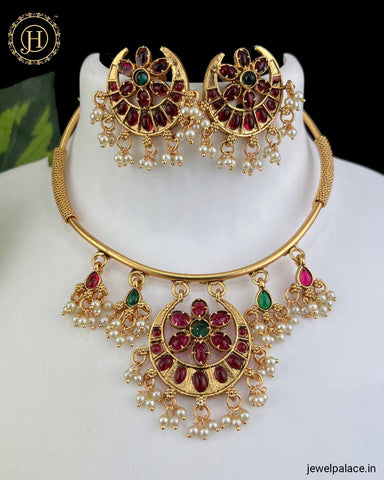 Beautiful Gold Finish Necklace JH3586