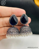 Latest German Silver Oxidised Stylish Earrings JH3599
