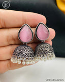 Latest German Silver Oxidised Stylish Earrings JH3599