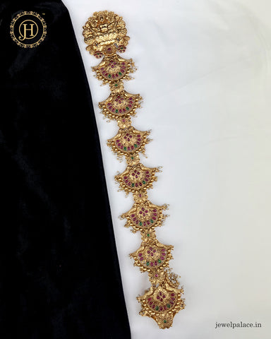 Hair Jadai Billai Brooch South Indian Traditional Bridal Hair Accessories JH3607