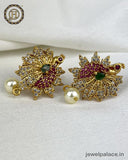 Gold Plated AD Stone Premium Necklace Set JH3628