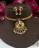 Beautiful Gold Plated Kemp Stone peacock Necklace JH3660