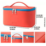 Multipurpose PU Leather Waterproof Zipper Cosmetic Storage JH3671