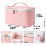 Multipurpose PU Leather Waterproof Zipper Cosmetic Storage JH3671