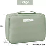 Multipurpose PU Leather Waterproof Zipper Cosmetic Storage JH3672